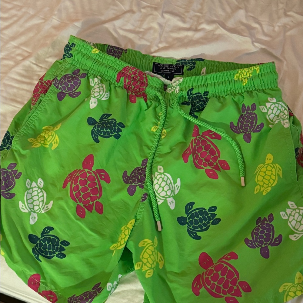 Vilbrequin Colorful Turtle Print Swim Shorts